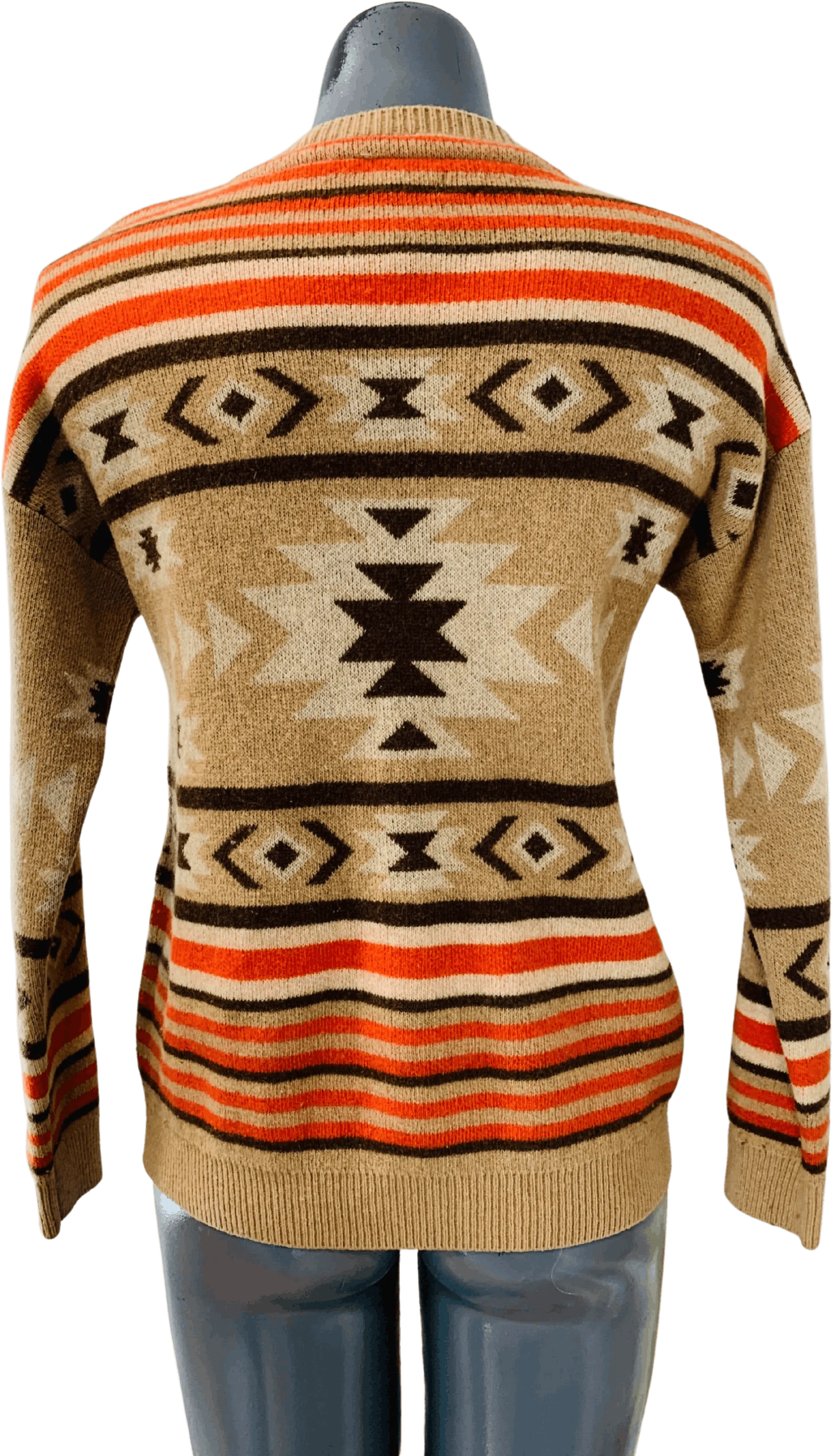 00's Printed Crewneck Sweater by E-Land