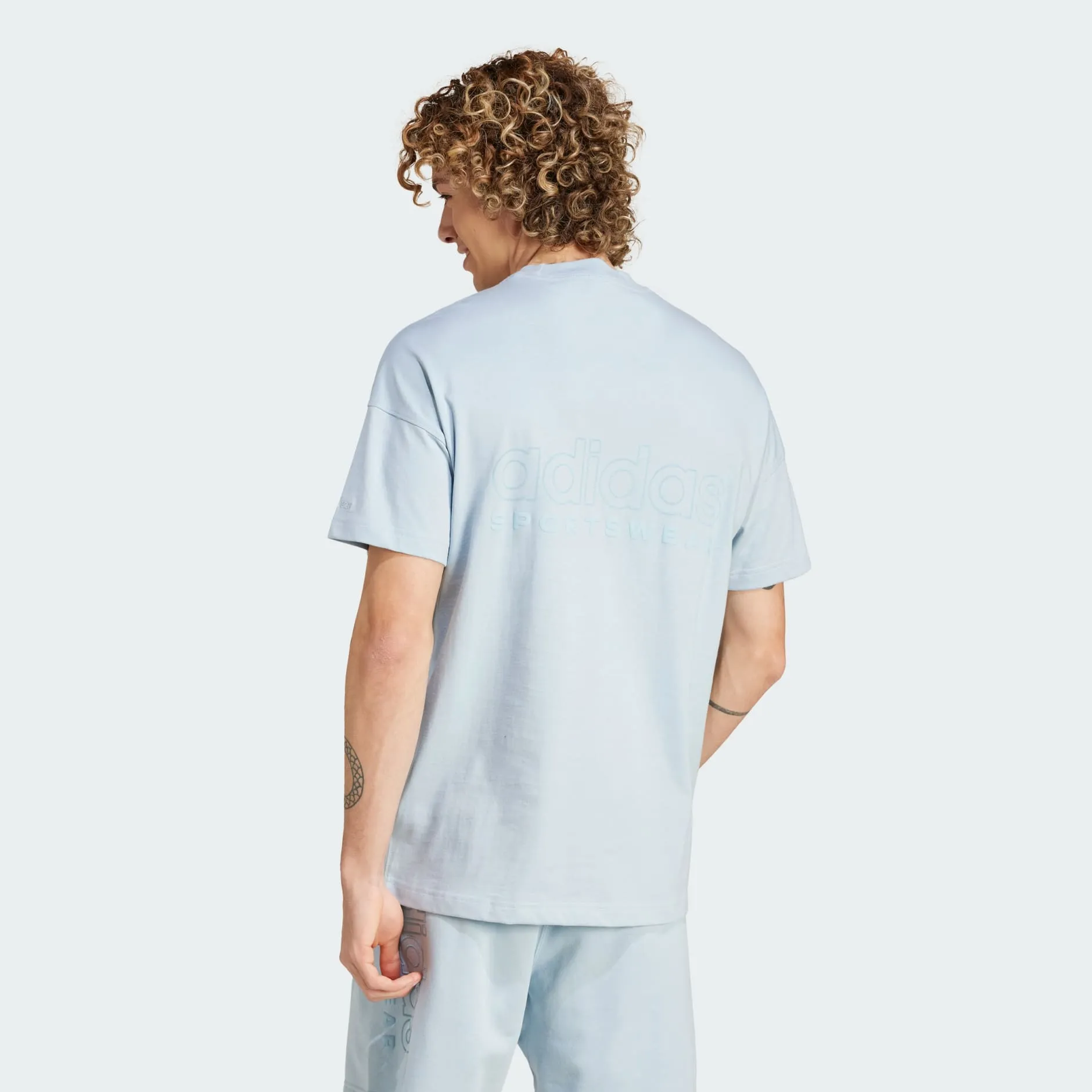 ADIDAS MEN'S ALL SZN WONDER BLUE TEE