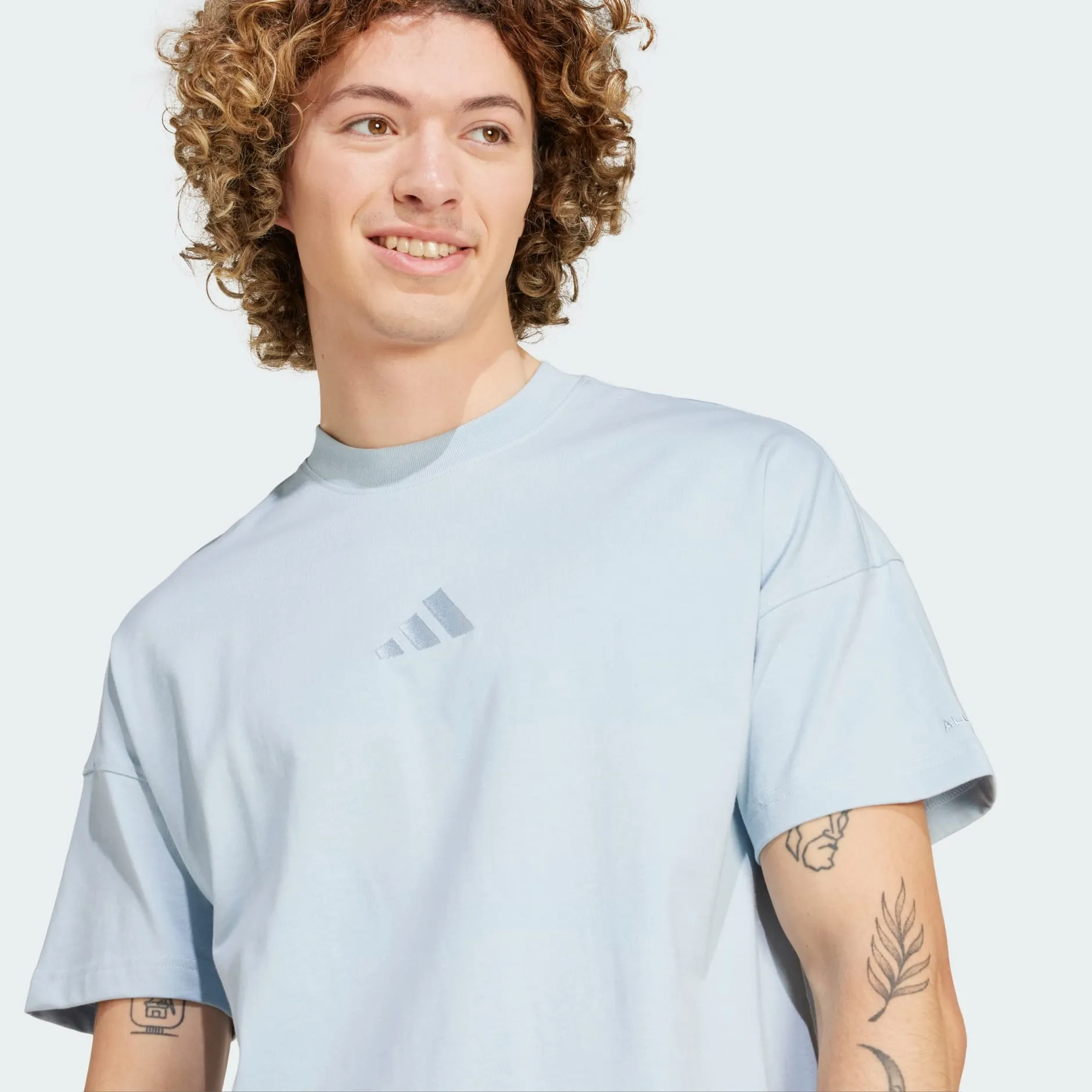 ADIDAS MEN'S ALL SZN WONDER BLUE TEE