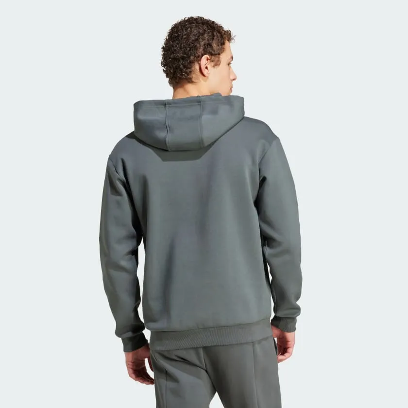 ADIDAS MEN'S FUTURE ICONS BADGE OF SPORT IVY/WHITE HOODIE