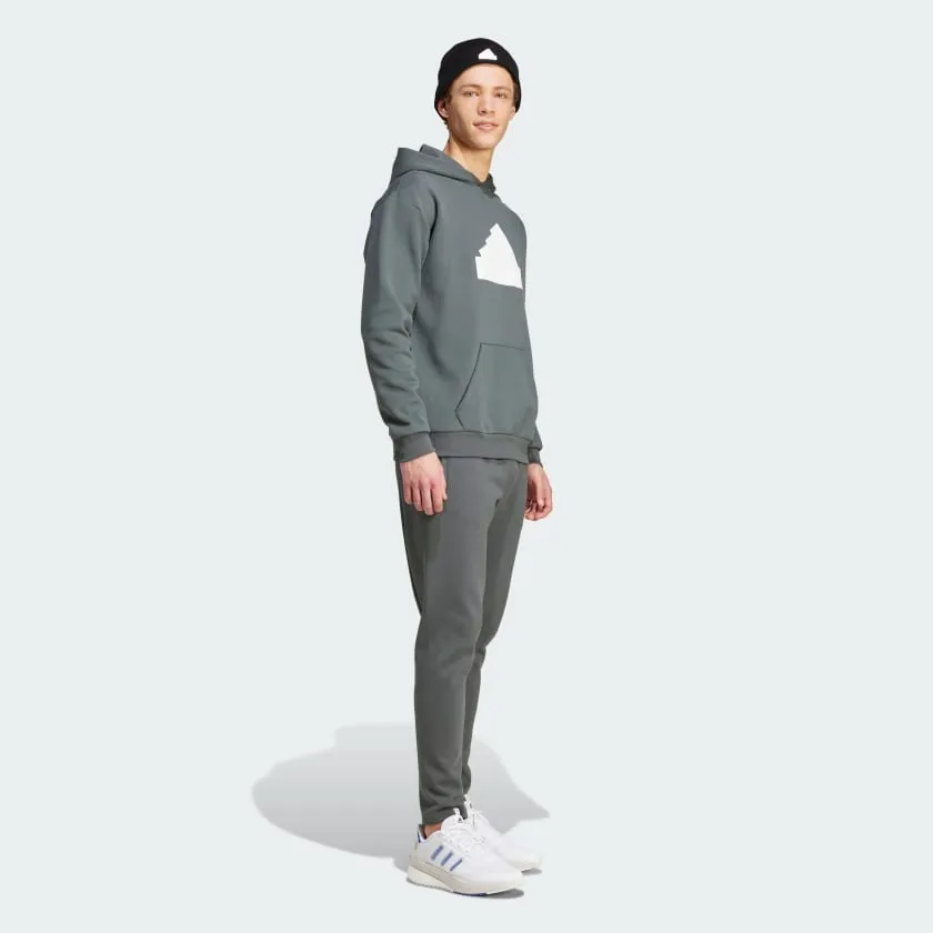 ADIDAS MEN'S FUTURE ICONS BADGE OF SPORT IVY/WHITE HOODIE