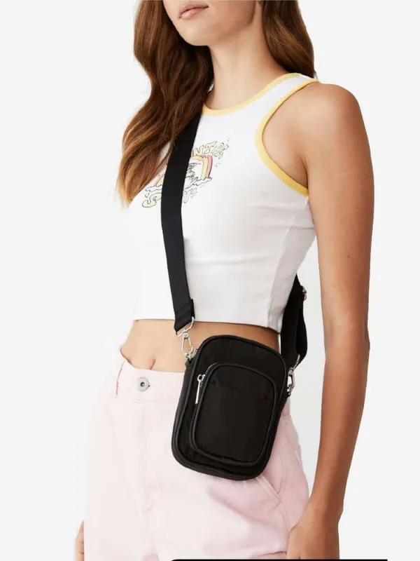 Adjustable Crossbody Chest Bag - 3 Compartments