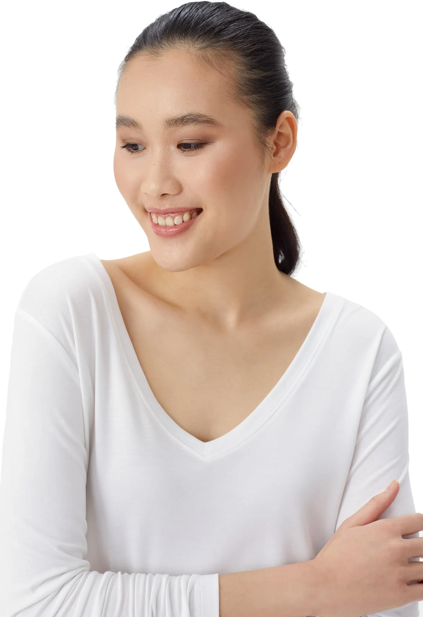 Agda Long Sleeve T-Shirt - Women's|-|T-shirt à manches longues Agda - Femme