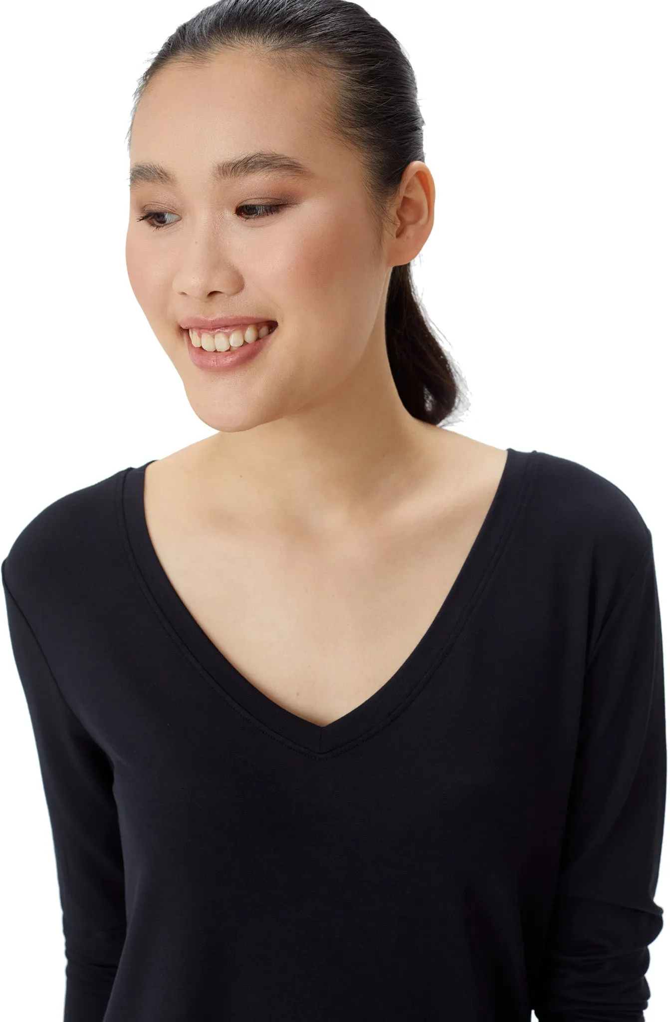 Agda Long Sleeve T-Shirt - Women's|-|T-shirt à manches longues Agda - Femme