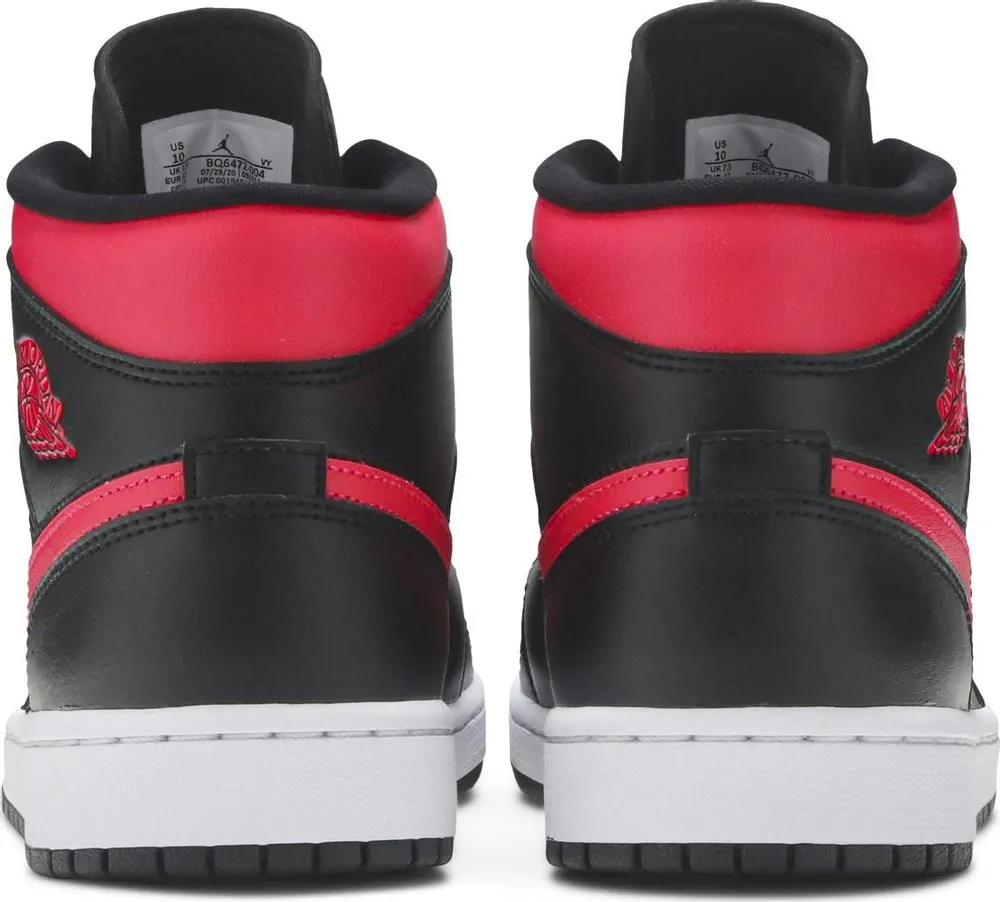 Air Jordan 1 Mid 'Black Siren Red' (GS)