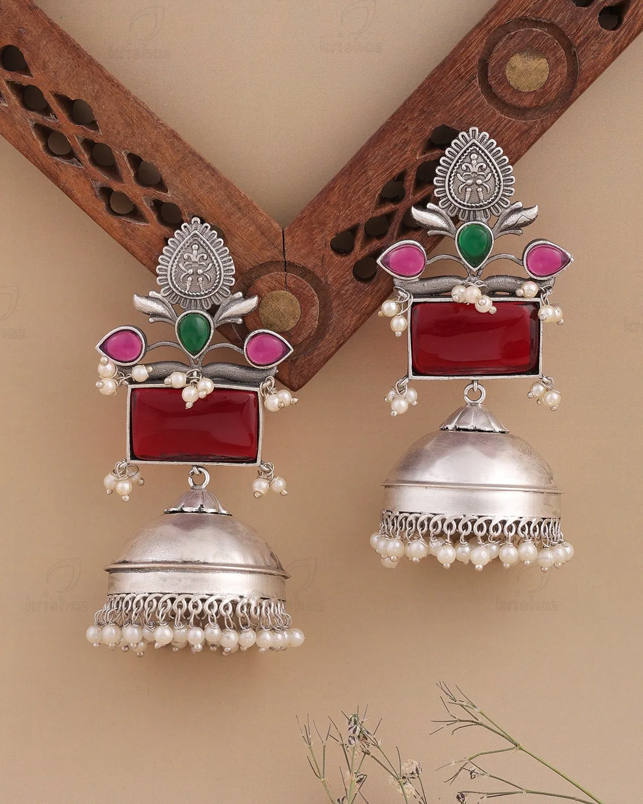 Alia Jhumki Earrings - wxo