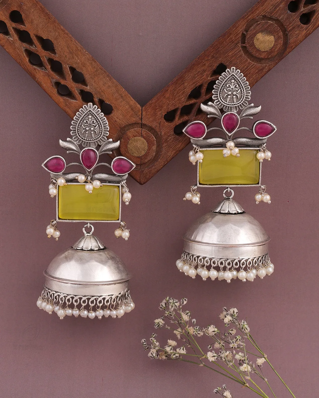 Alia Jhumki Earrings - wxo
