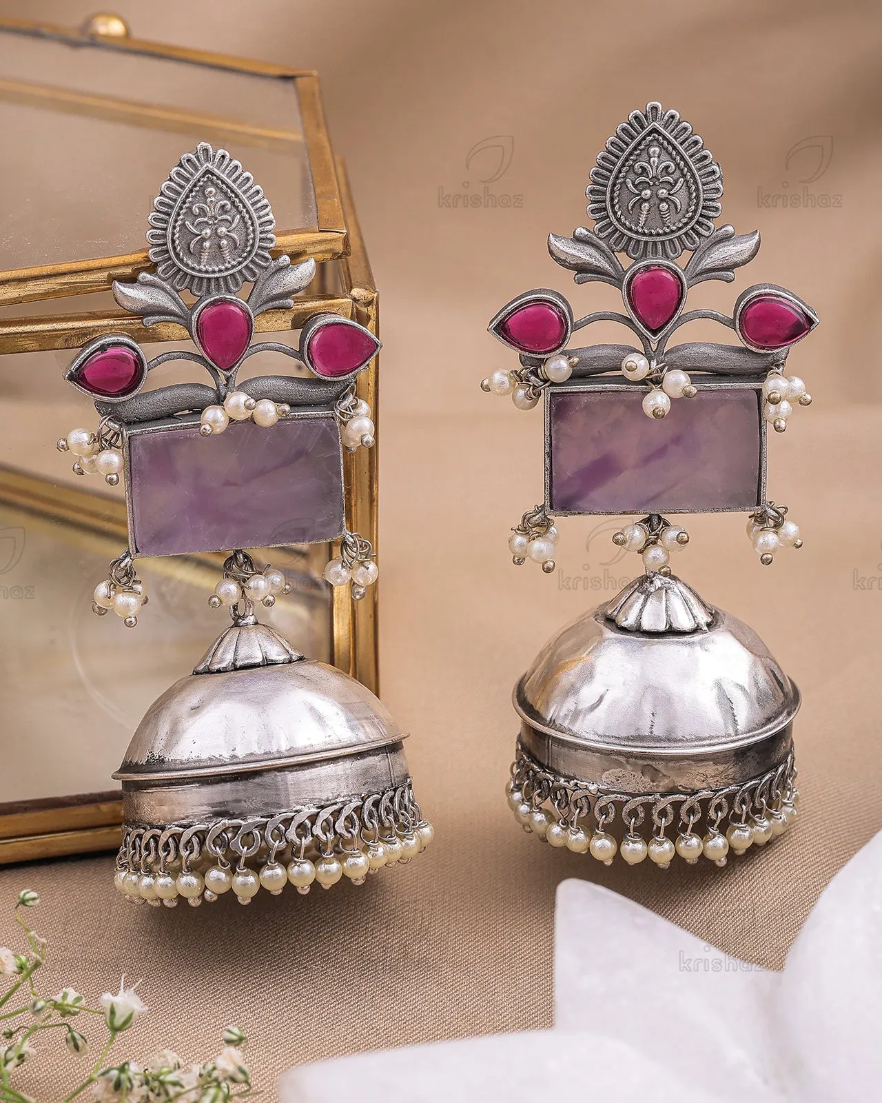 Alia Jhumki Earrings - wxo