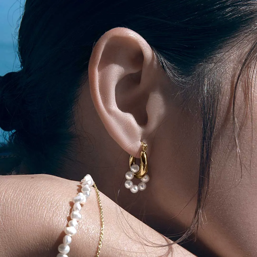 Altea Gold Hoop Earrings