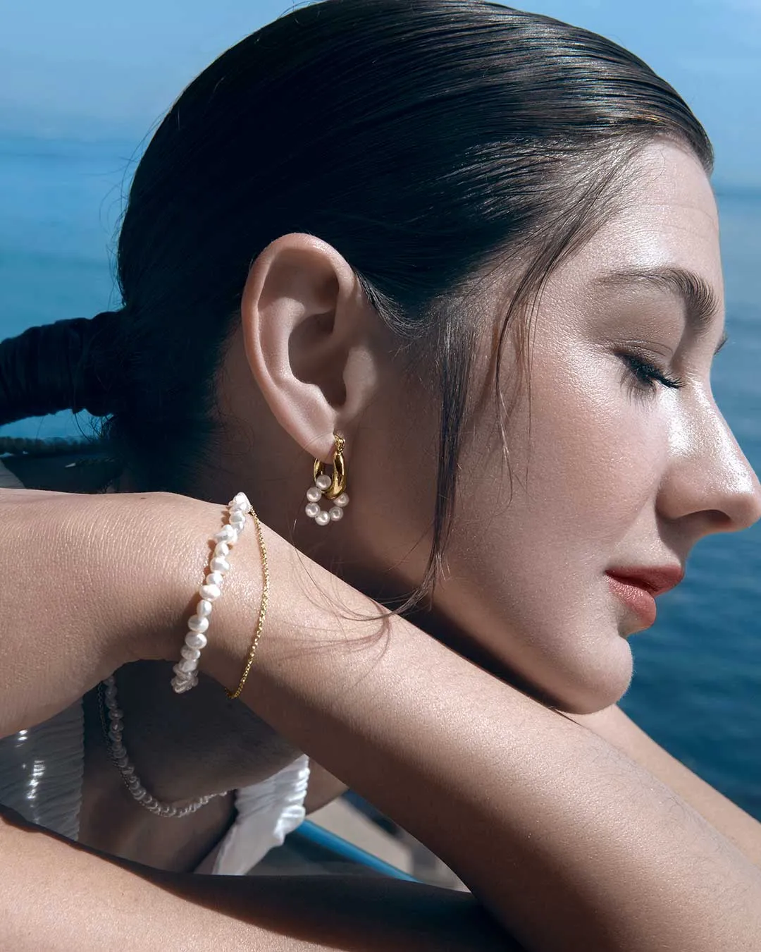 Altea Gold Hoop Earrings