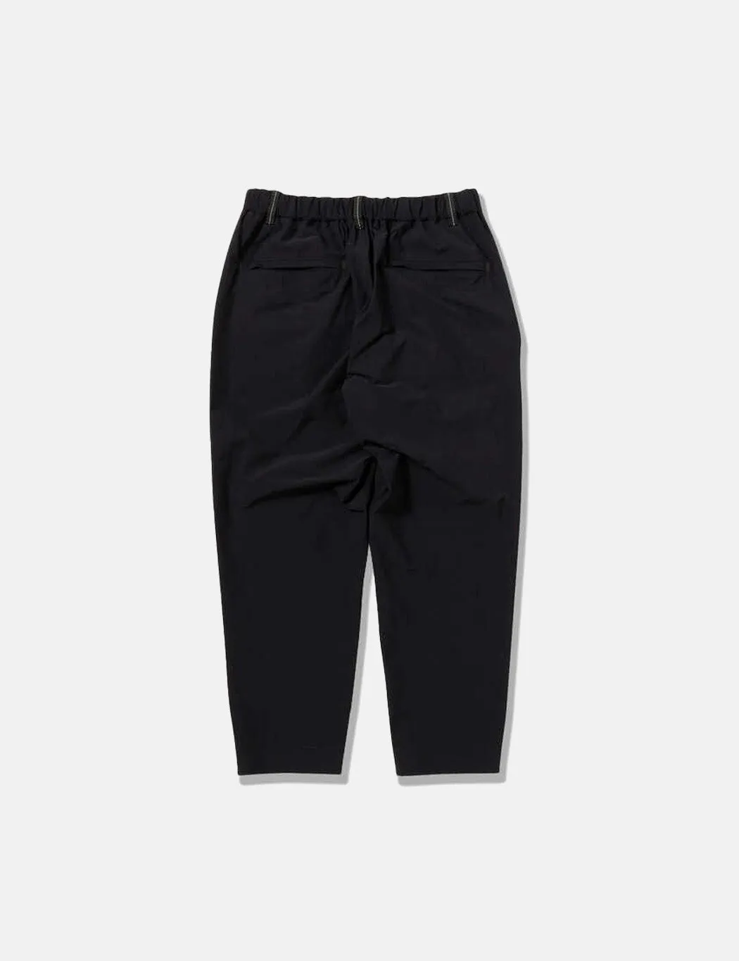 And Wander Plain Tapered Stretch Pants - Black