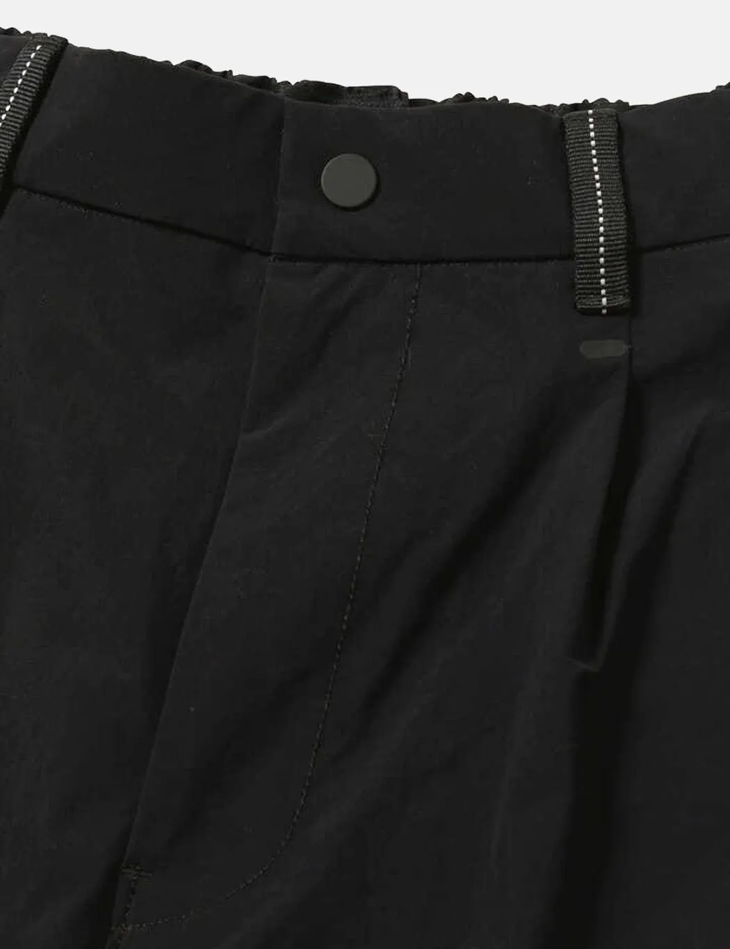 And Wander Plain Tapered Stretch Pants - Black
