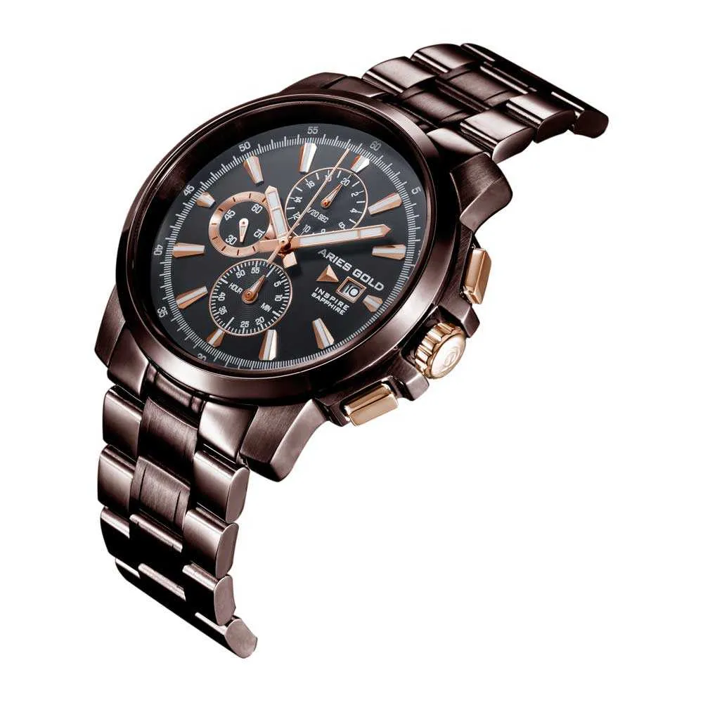Aries Gold Inspire Contender G 7301 CF-BKRG Men's Watch