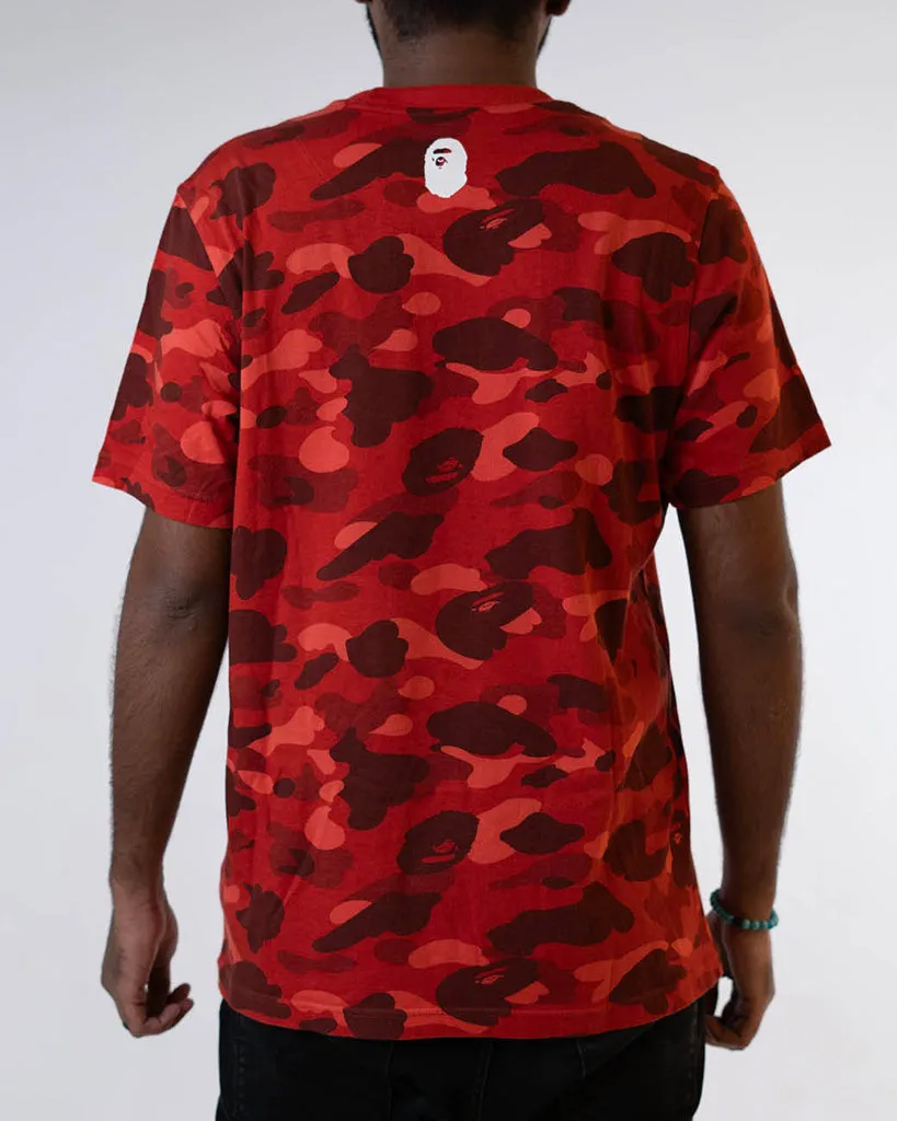 BAPE X ADIDAS ADICOLOR T-SHIRT 'RAW RED'