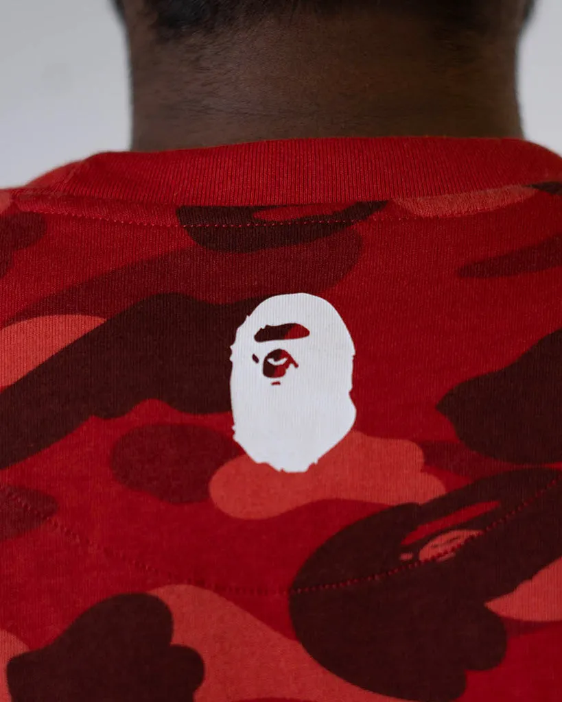 BAPE X ADIDAS ADICOLOR T-SHIRT 'RAW RED'