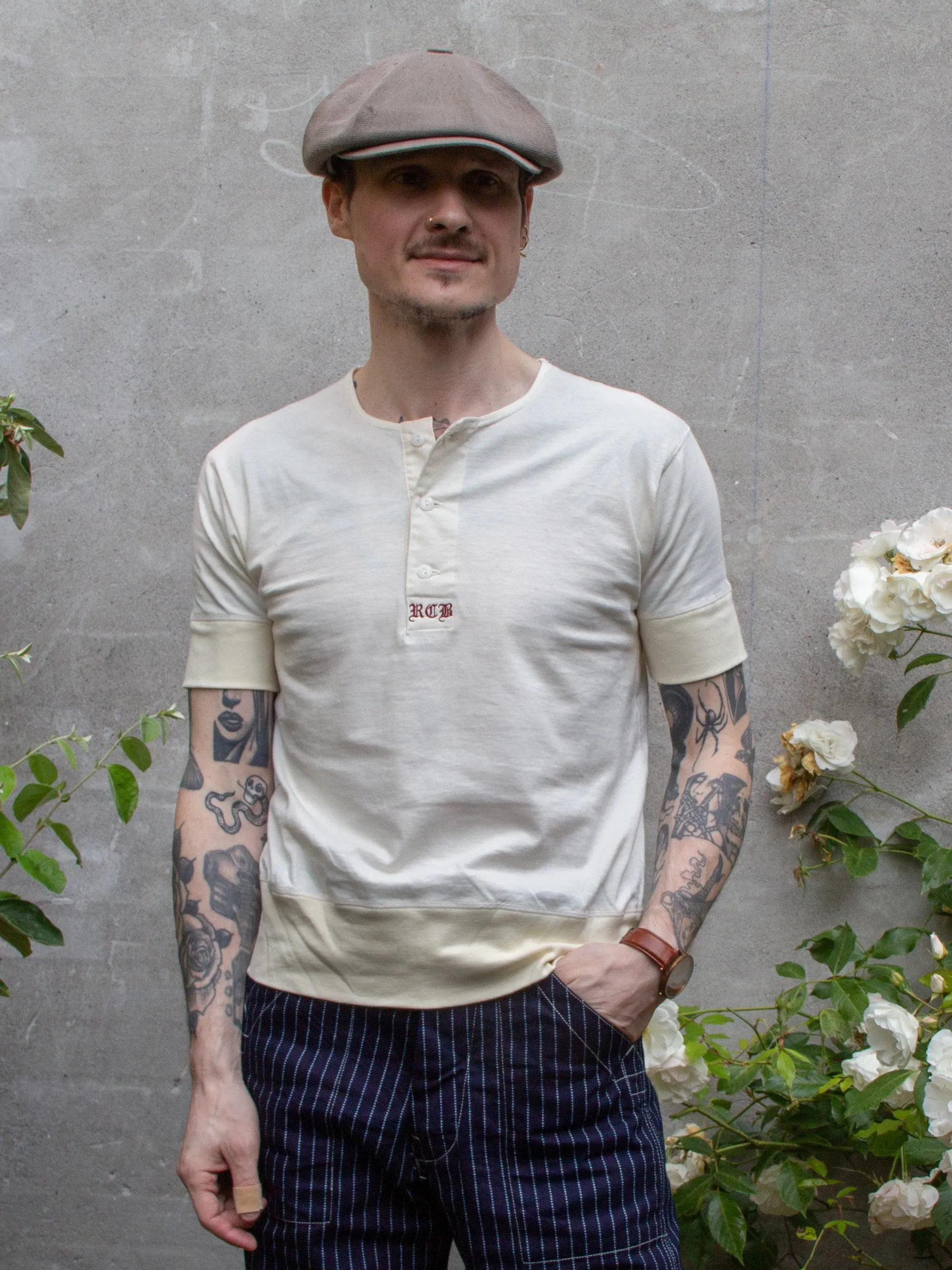 Belafonte Ragtime Clothing, Hemrib Papillon Shirt, Ivory