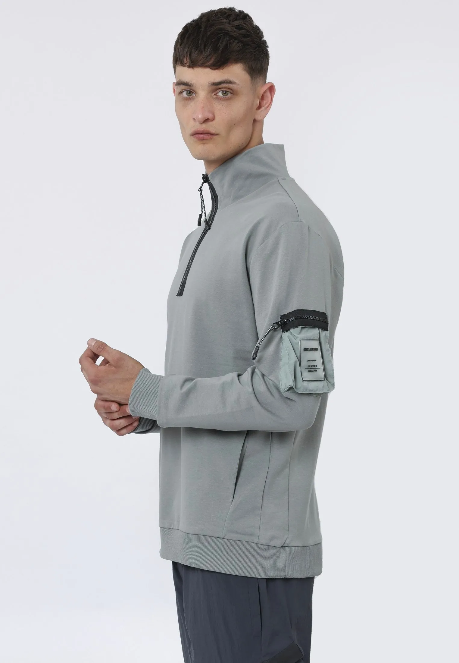 BENCH HALF ZIPS SOFT KHAKI