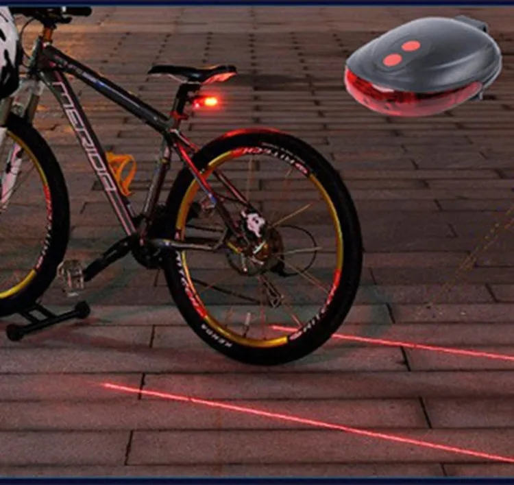 Bicycle Tail Light (5LED 2Laser)