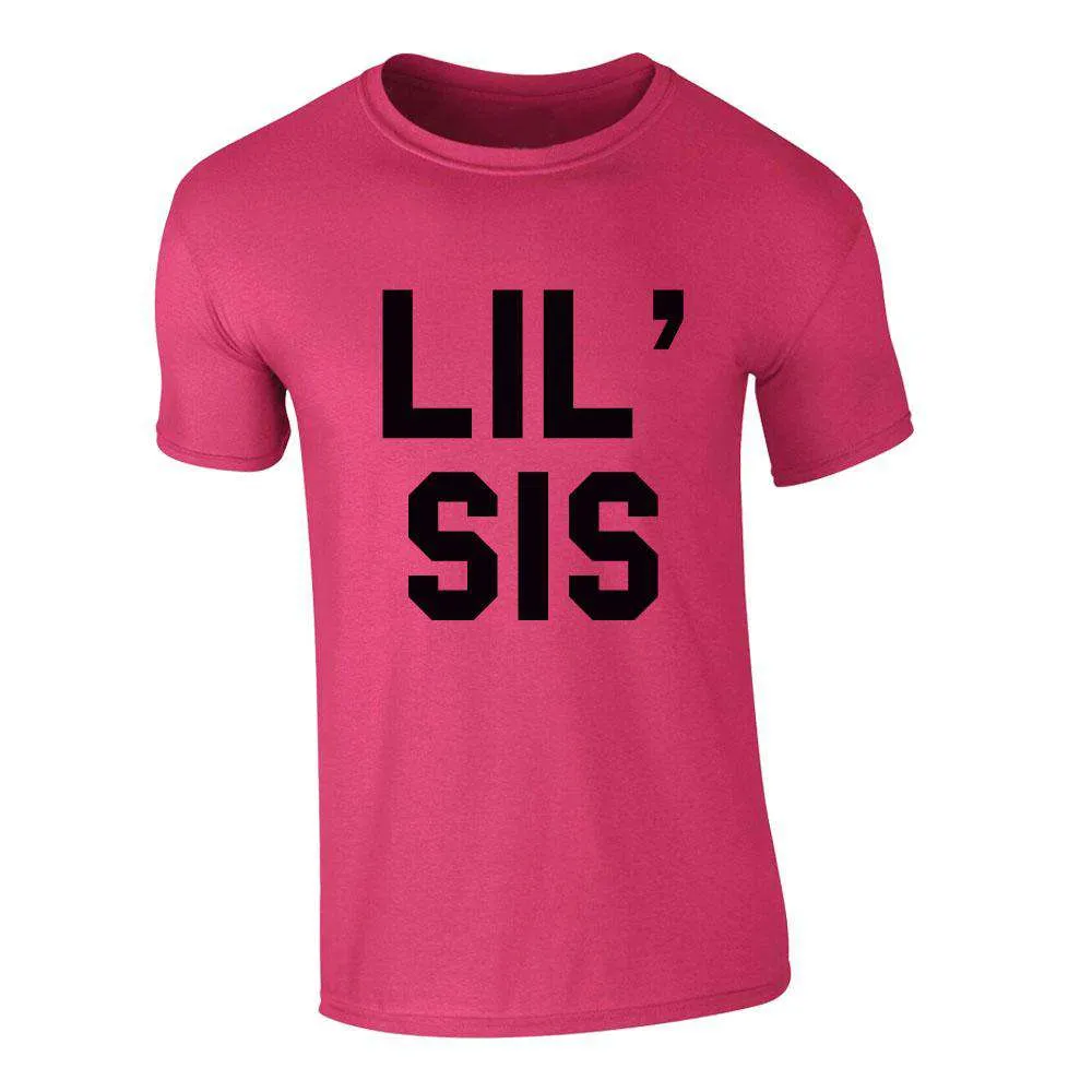 Big Sis/Lil' Sis Matching Hot Pink Tees (3M-13 Years) (MRK X)