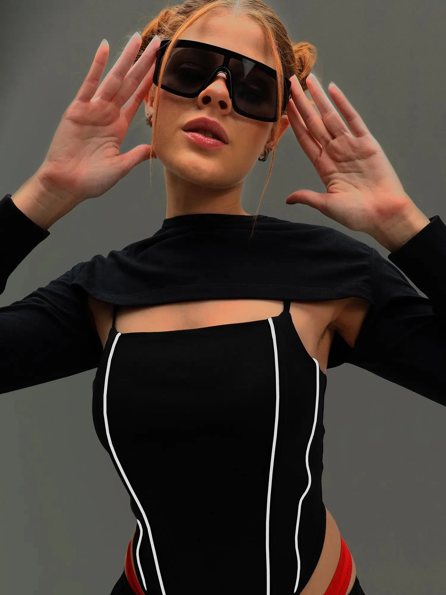 Brazil Black Reflex Co-ord set