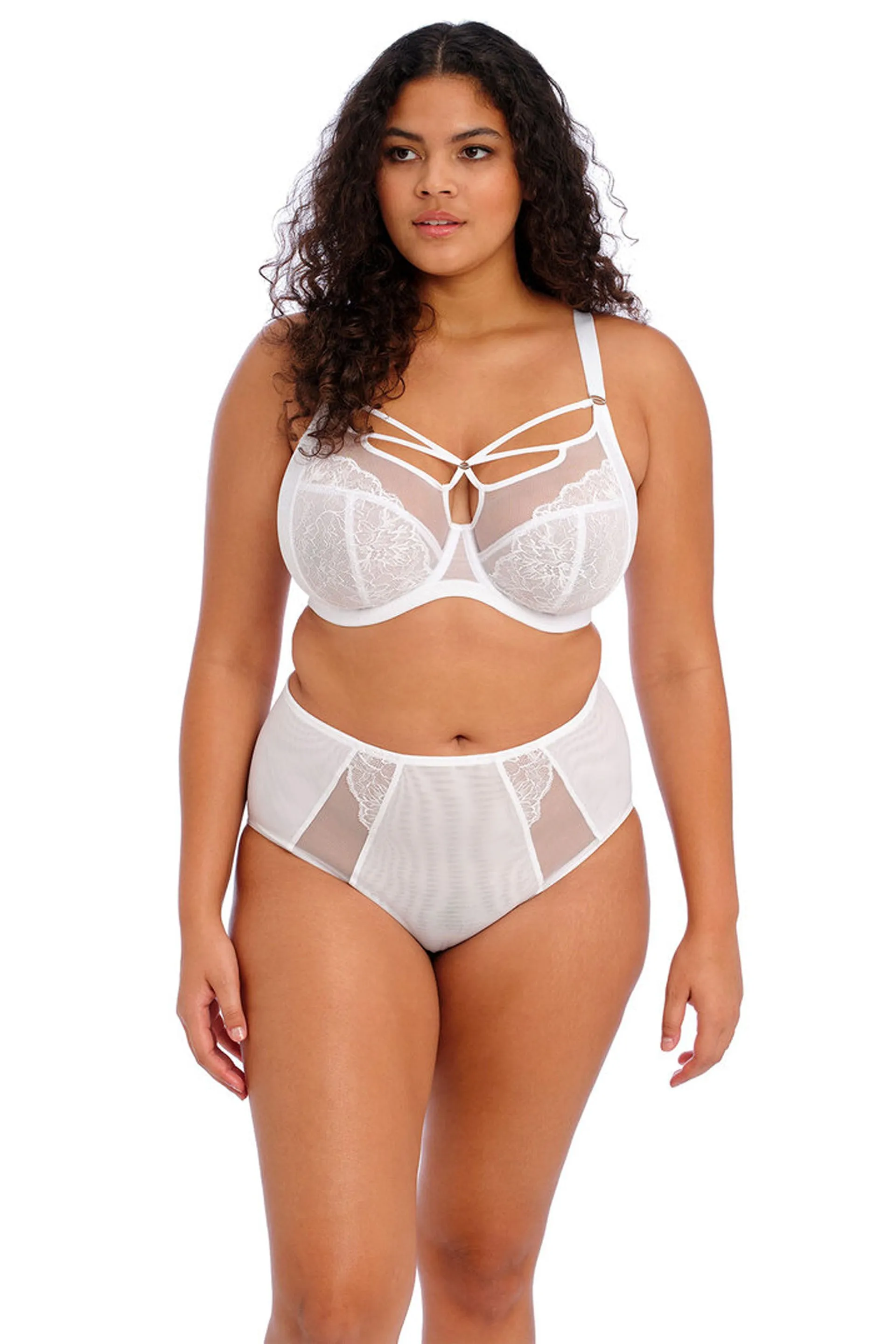 Brianna High Waisted Brief White