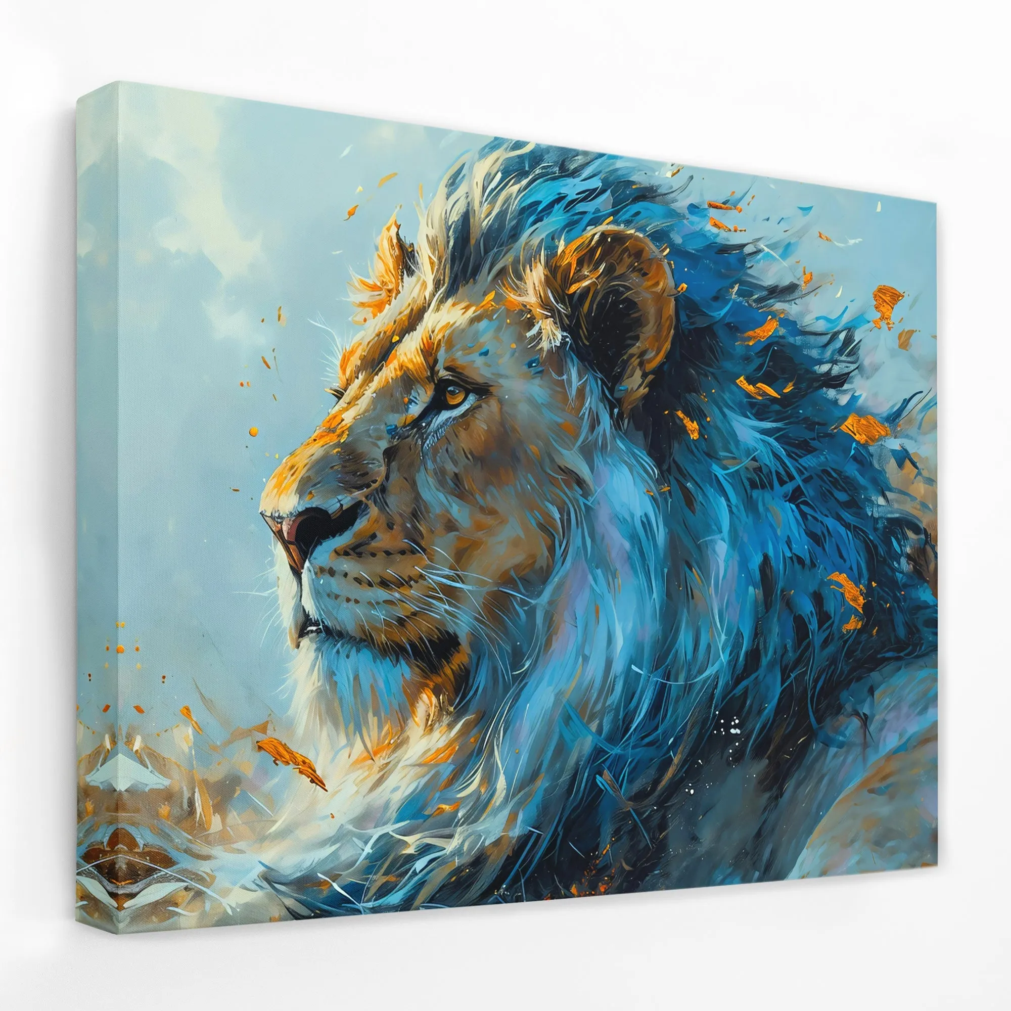 Courageous Blue Lion
