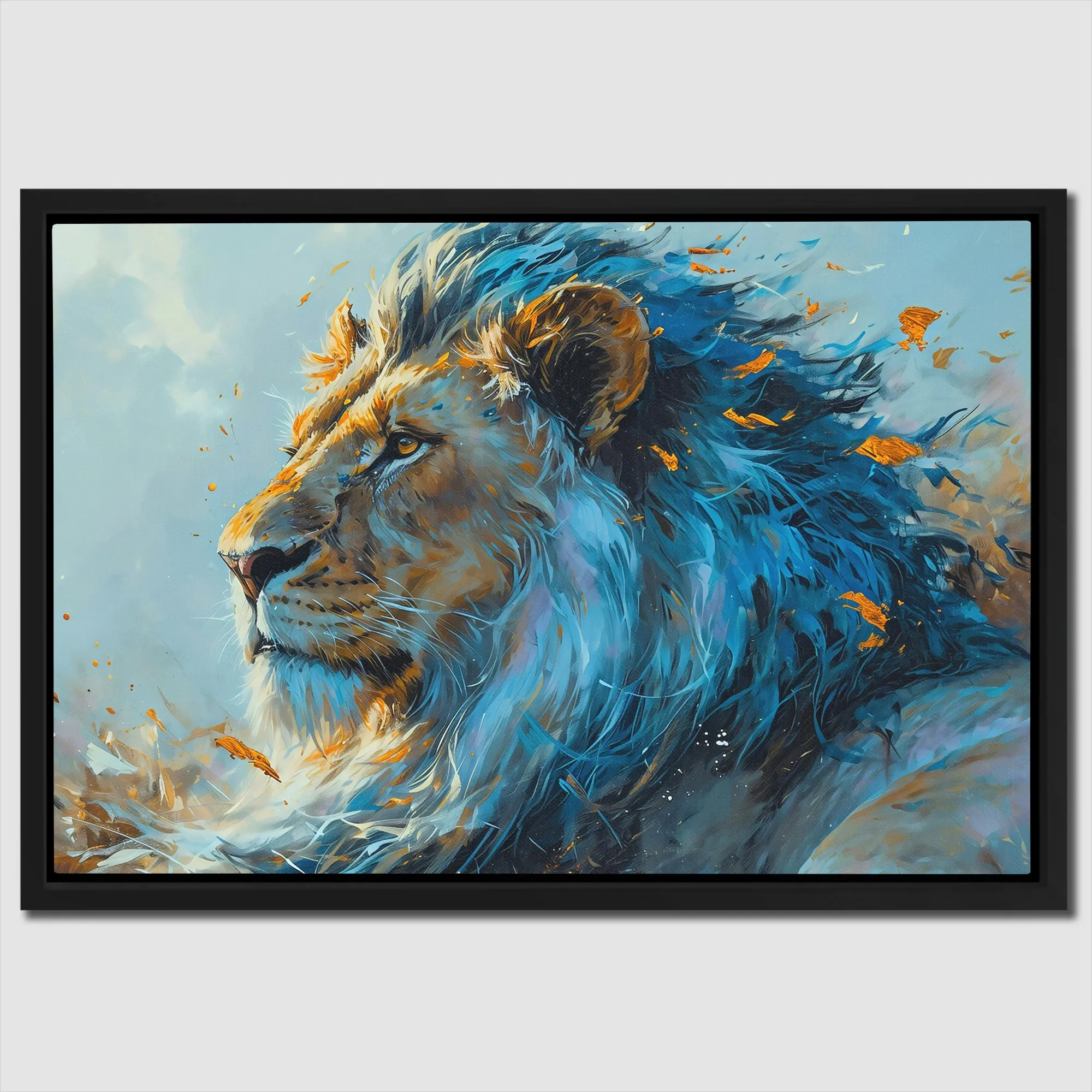 Courageous Blue Lion