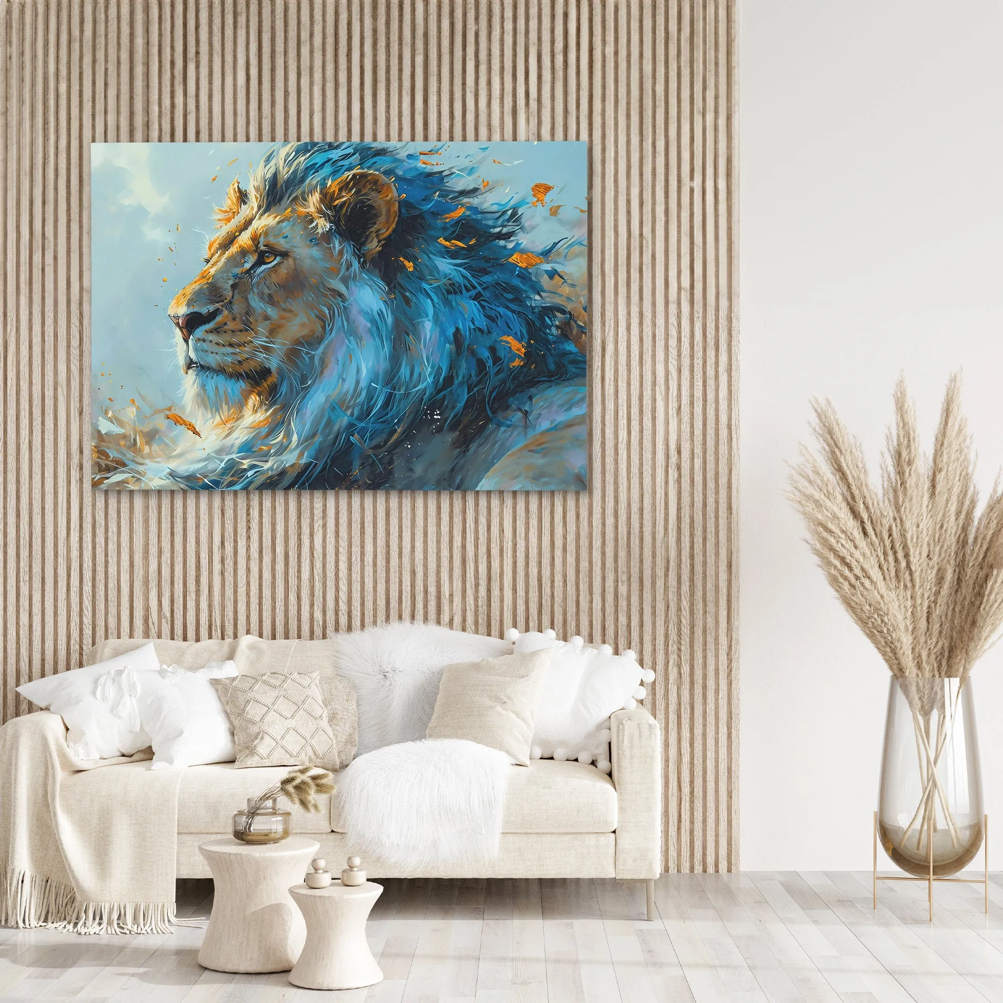 Courageous Blue Lion