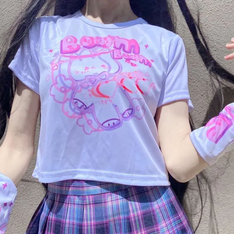 Cute bear short sleeve   hand sleeve PL51161