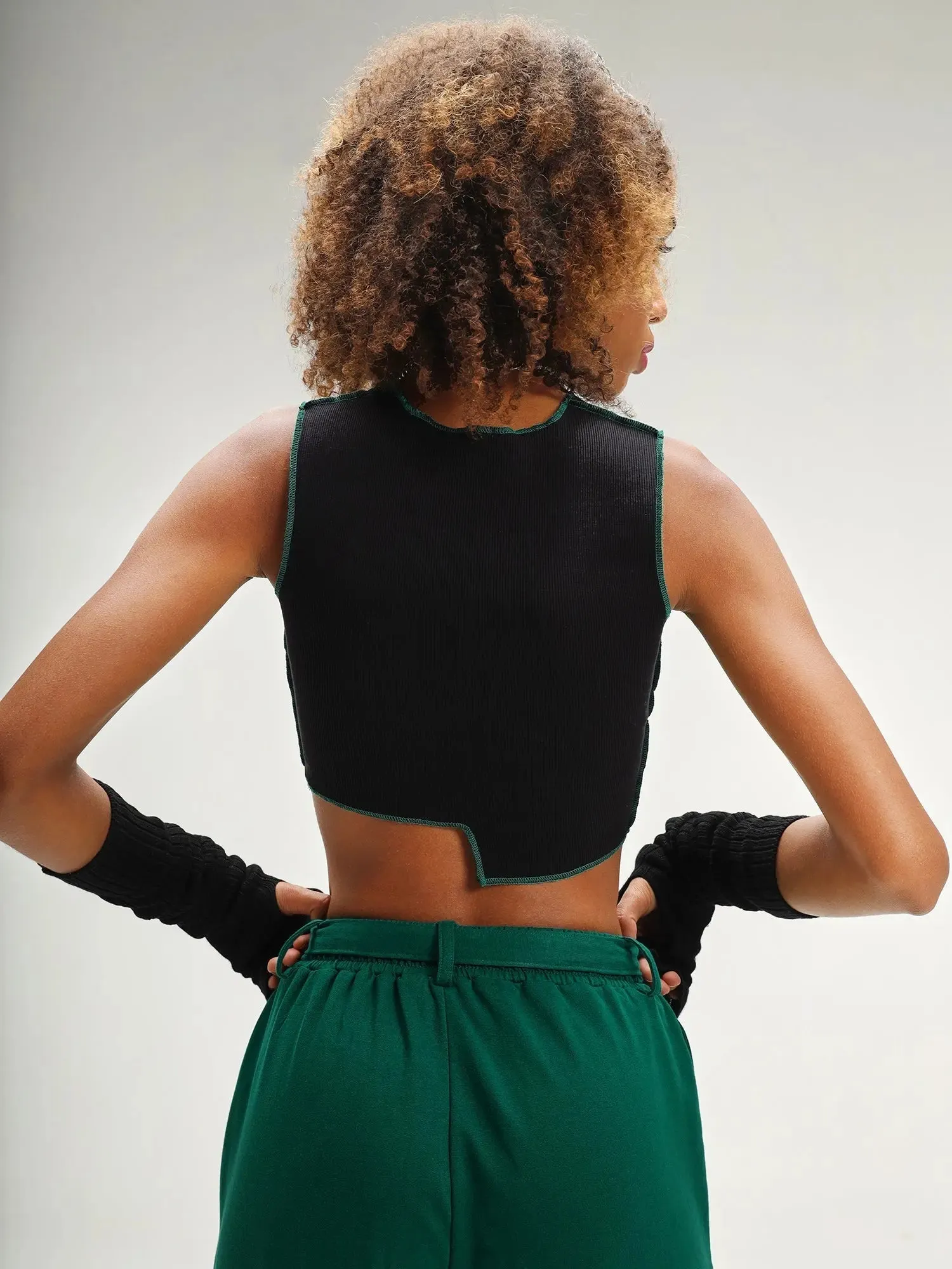 Cyprus Dark Green Parachute Jogger Set