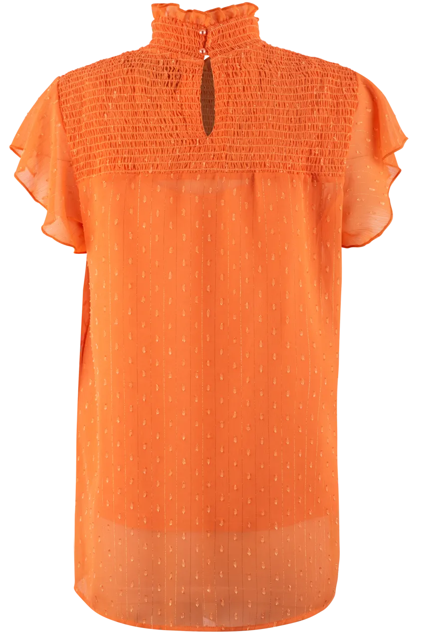 Double D Ranch Tangerine Come Away Top