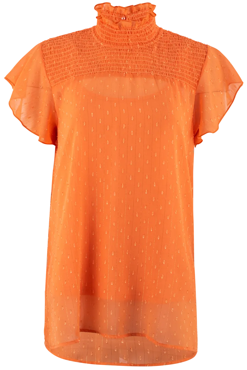 Double D Ranch Tangerine Come Away Top