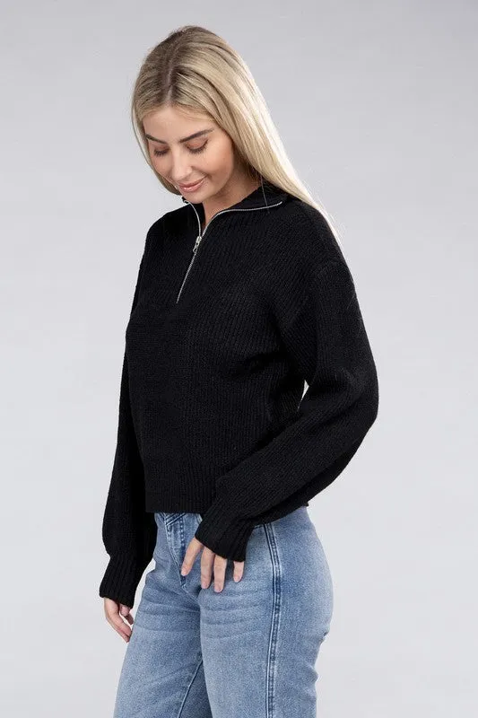 Easy-Wear Half-Zip Pullover (DS)