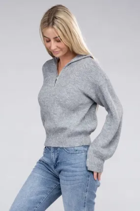 Easy-Wear Half-Zip Pullover (DS)