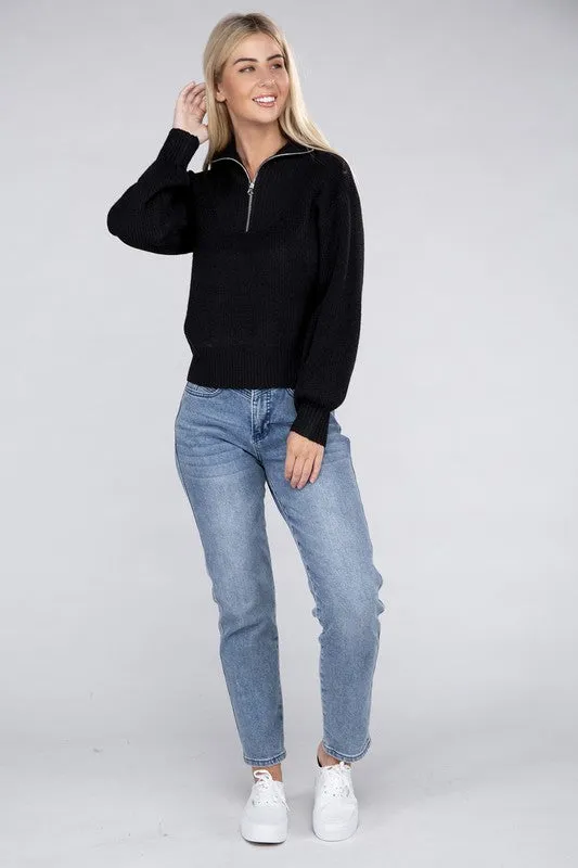 Easy-Wear Half-Zip Pullover (DS)