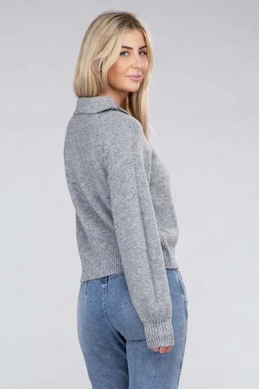 Easy-Wear Half-Zip Pullover (DS)