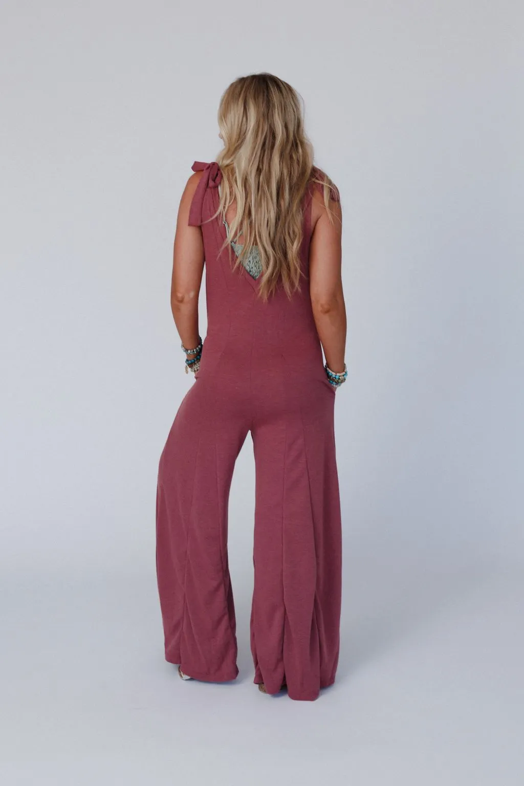 Essential Serene Jumpsuit - Marsala