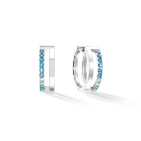 Eternal Unity Hoops silver-blue