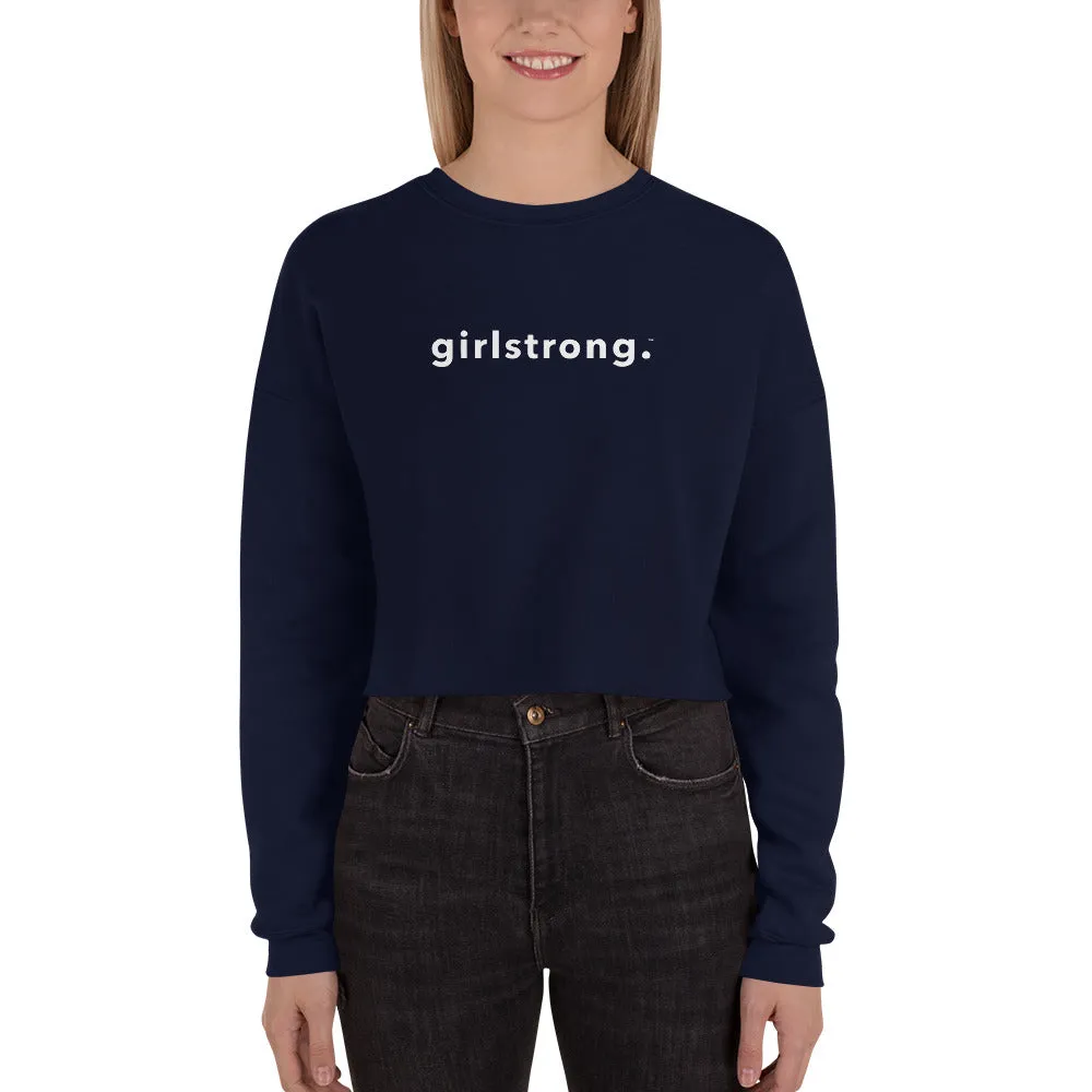 EVERYDAY FLEECE CROPPED SWEATSHIRT NAVY