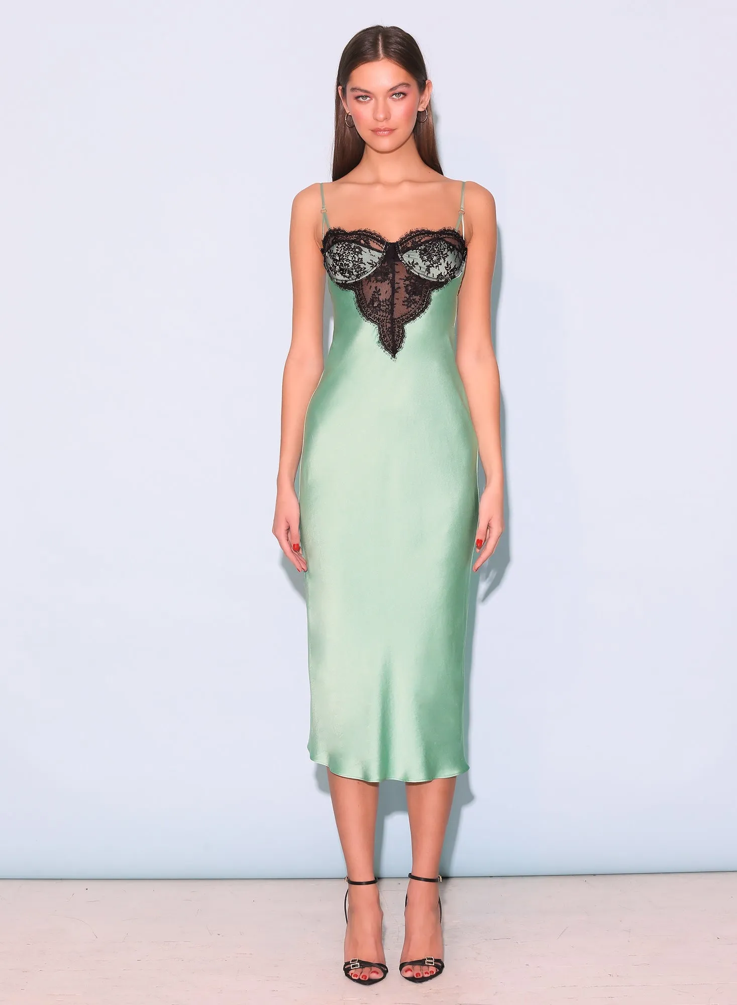 Frankie Lace Cupped Slip Dress