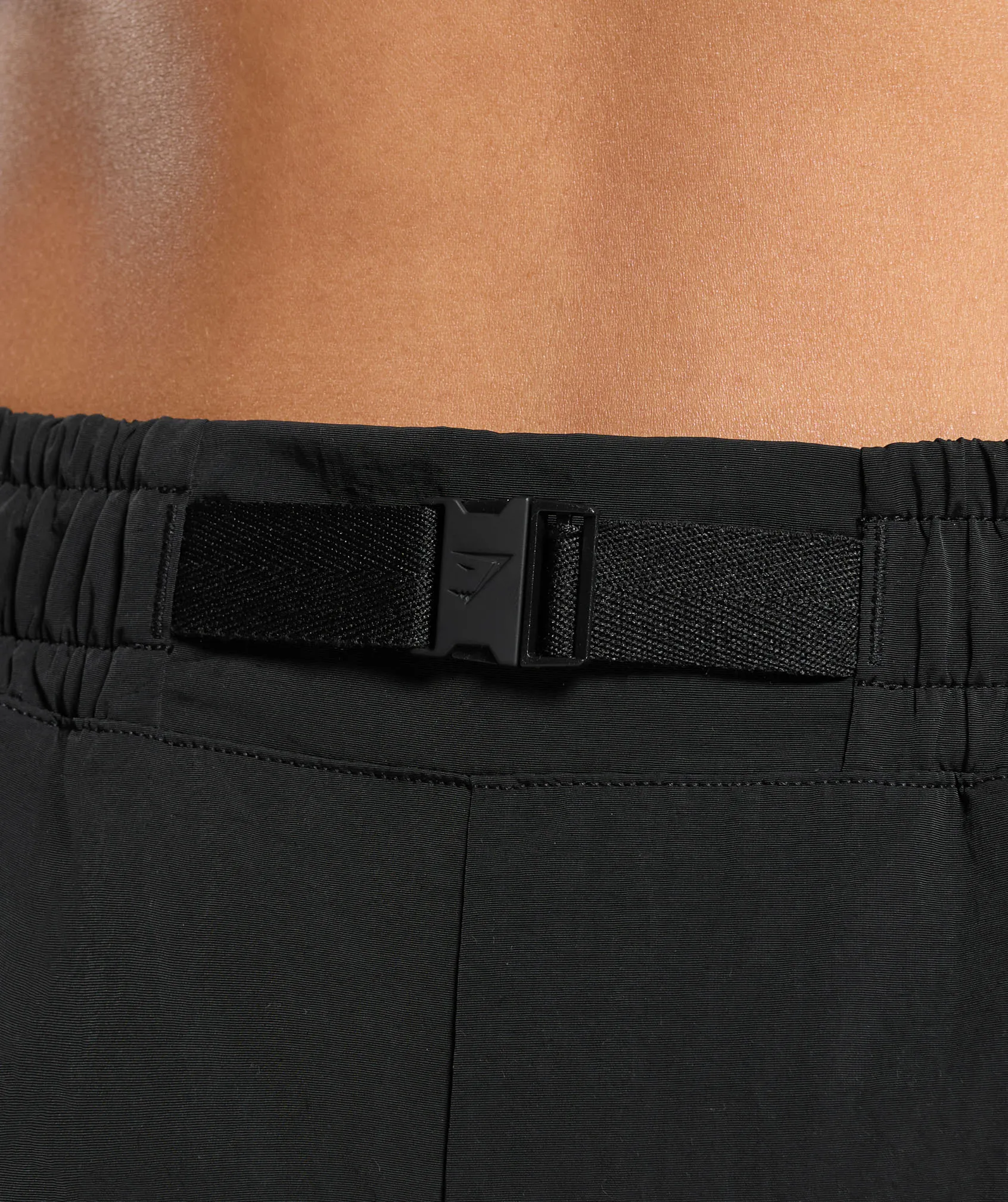 Gymshark Buckle Waisted Shorts - Black