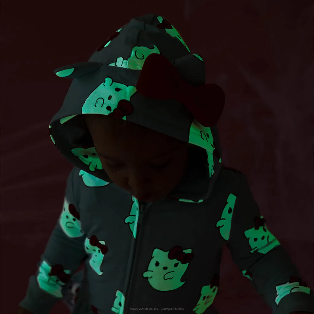 Hello Kitty® Ghost French Terry Ruffled Zip Hoodie