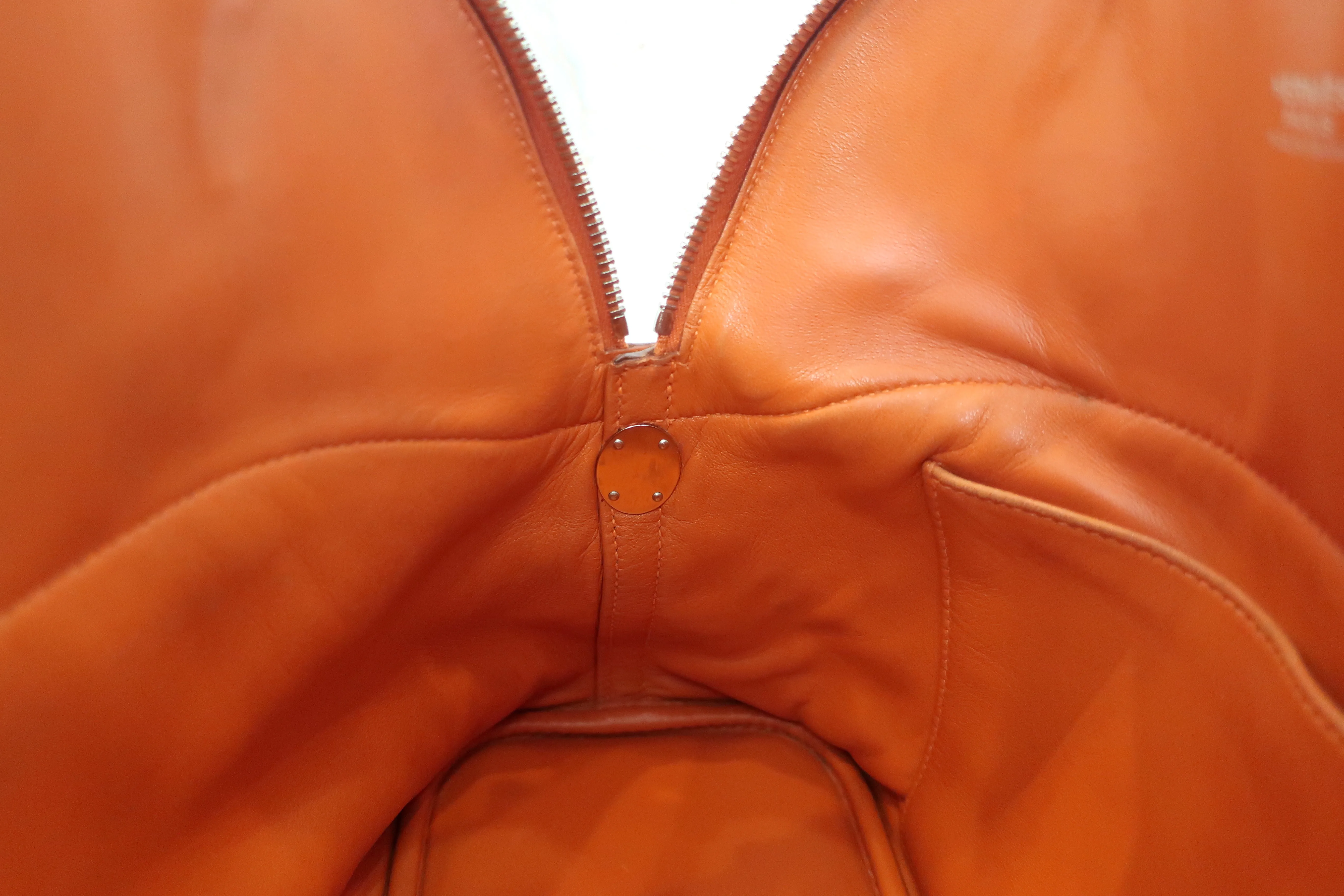 HERMES／エルメス ボリード31 トリヨンクレマンス オレンジ □K刻印 ショルダーバッグ 500100292