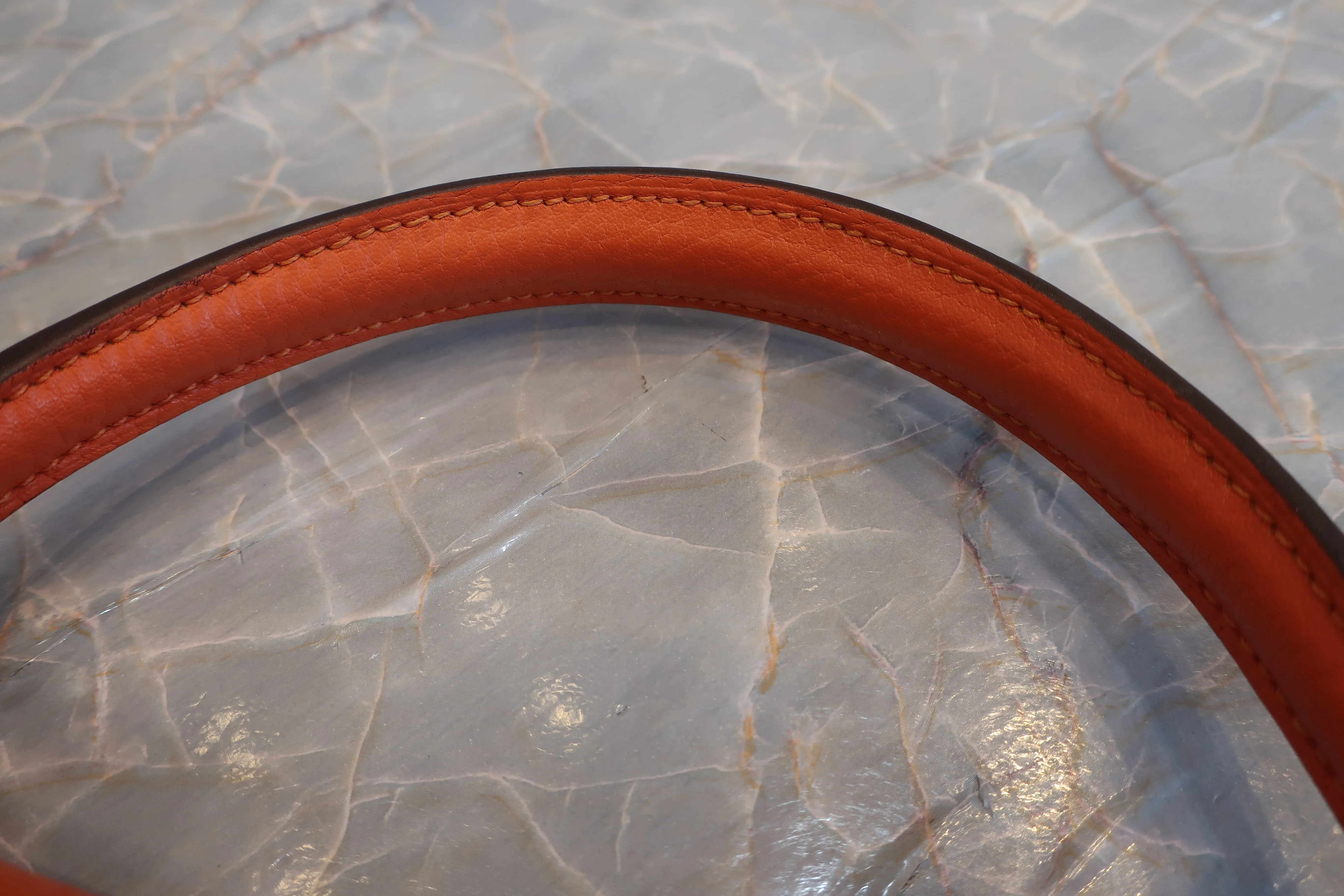 HERMES／エルメス ケリー32 トリヨンクレマンス フー □R刻印 ショルダーバッグ 600080123