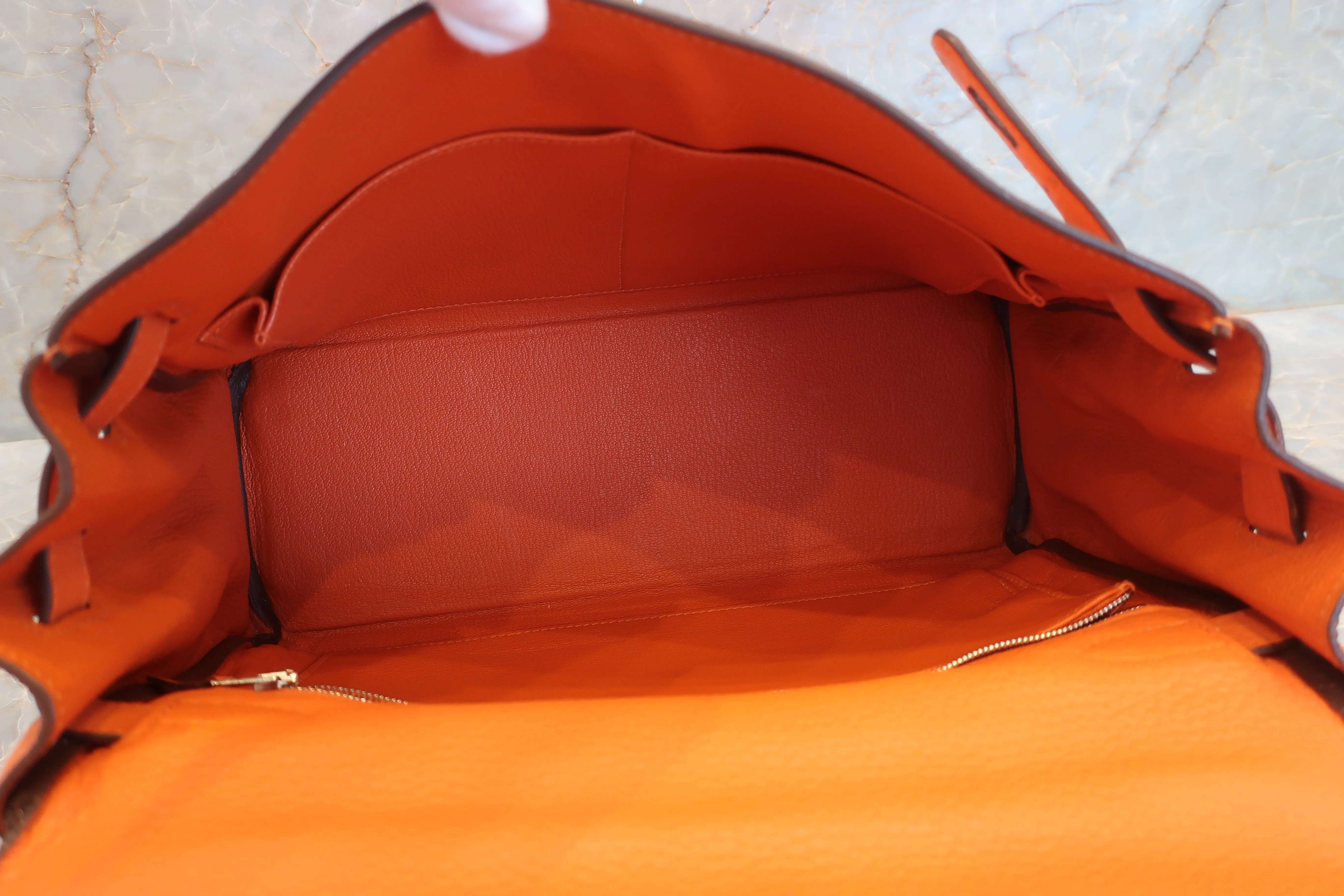 HERMES／エルメス ケリー32 トリヨンクレマンス フー □R刻印 ショルダーバッグ 600080123