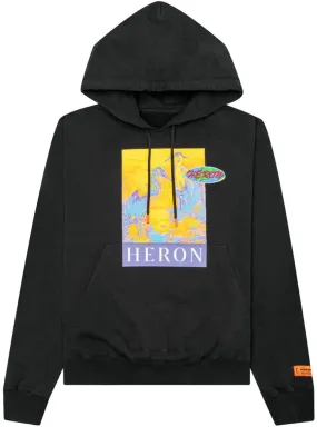 Heron Preston Heron KK22 Hoodie Black Yellow