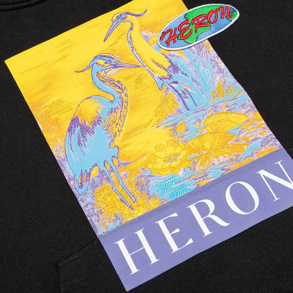 Heron Preston Heron KK22 Hoodie Black Yellow