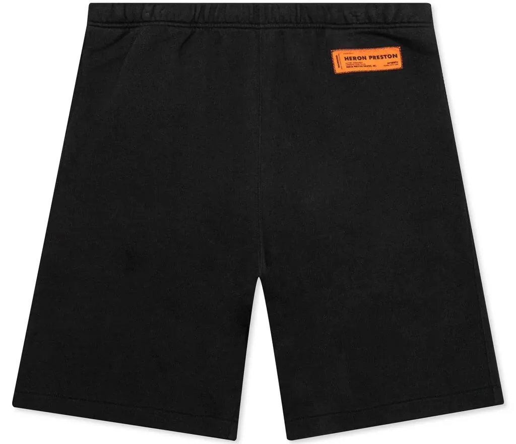 Heron Preston Logo Recycled CO Sweatshorts Black