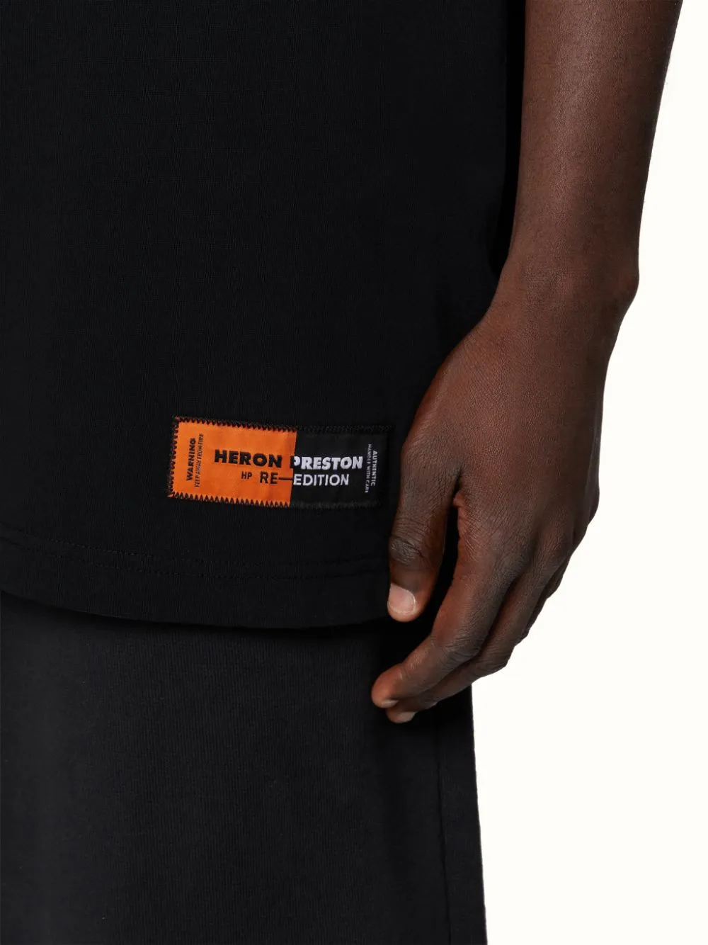 Heron Preston SS Tee OS A.F. Authorized Black