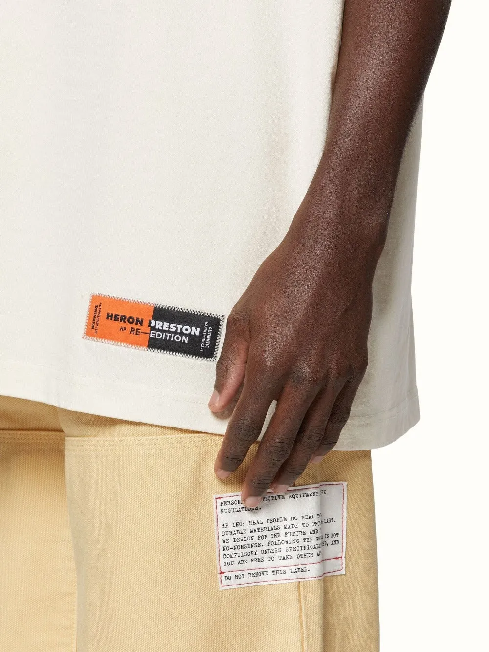 Heron Preston SS Tee OS A.F. Authorized Off-White
